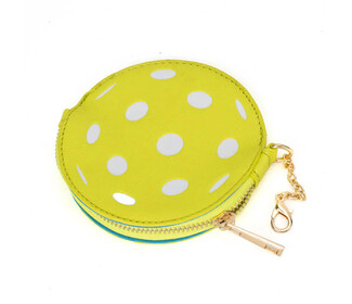 Queen of the Court Pickleball Coin Purse (Yellow)