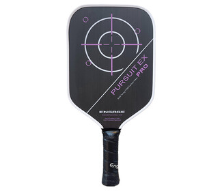 Engage Pursuit Pro EX 6.0 Raw Carbon Fiber Lite Pickleball Paddle (Magenta)