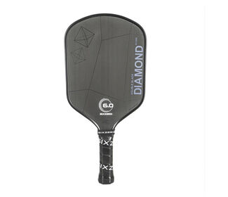 Six Zero Double Black Diamond Control 14mm Pickleball Paddle (Black)